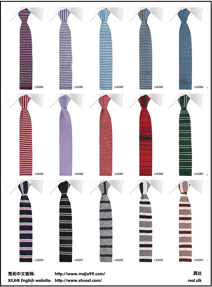 Custom Design Crazy Selling Knitted Neck Ties Quality 100% Silk Kinds Neck Tie Knitted Necktie For Men