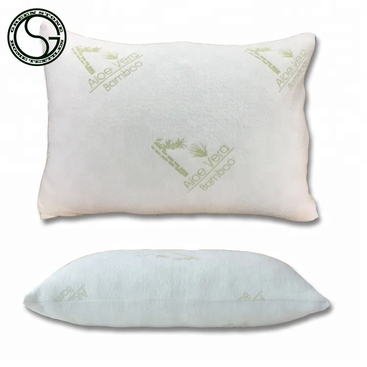 Hot Selling Adjustable Aloe Vera Bamboo Pillow Shredded Memory Foam Pillow