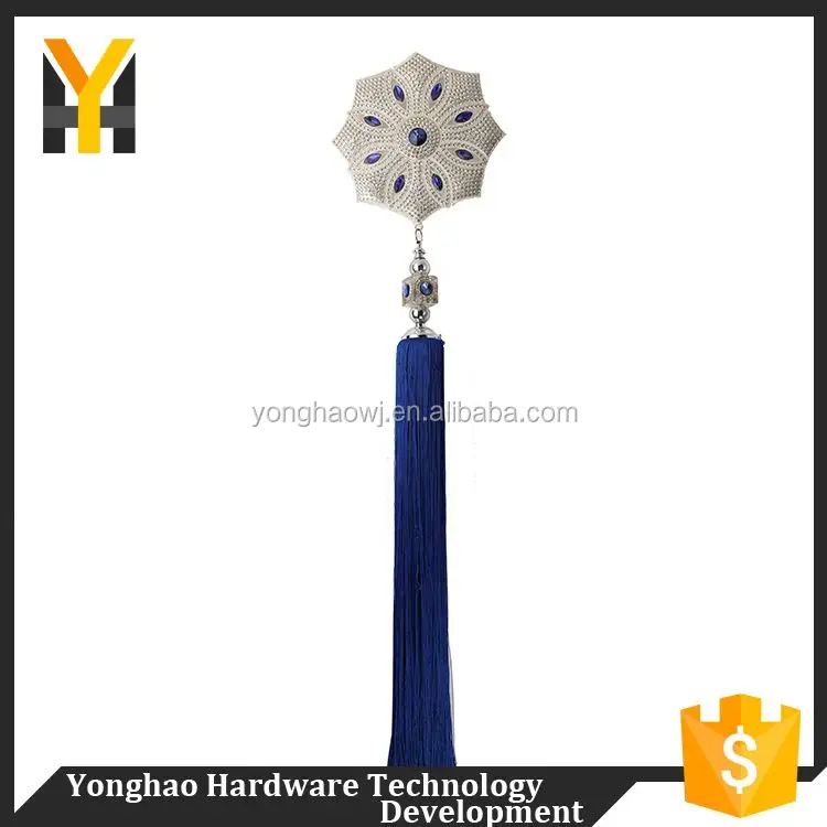 Directly sale adjustable decorative tassel colorful fringe for curtain