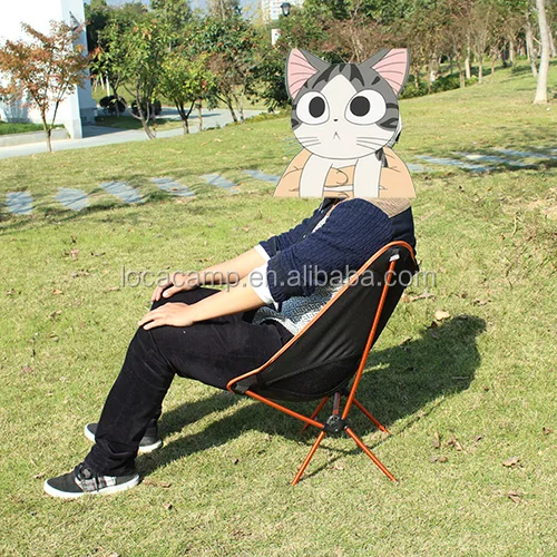 aluminium portable camping moon chair folding tenting chairs fishing travel chair