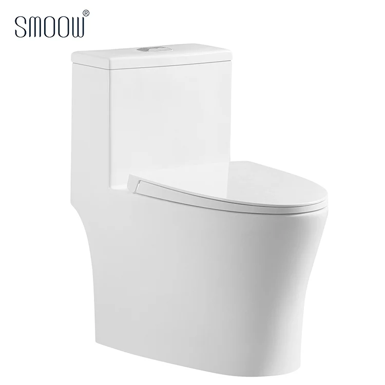 Modern design sanitary ware ceramic washdown one piece toilet bowl with design patent