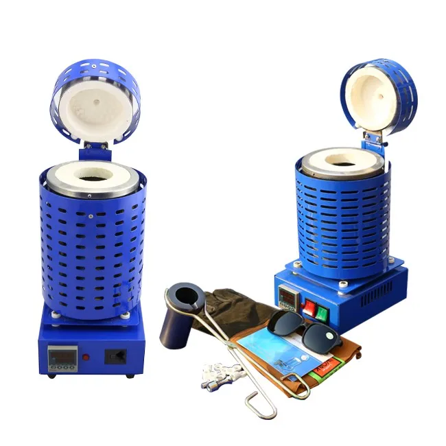 
JC-K-220-2 220V 4kg Small Copper Scrap Melting Furnace 