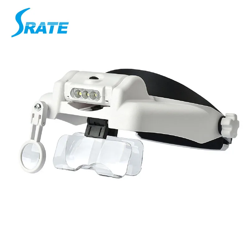 2018 новый дизайн нескольких увеличение глава Лупа с подсветкой для чтения