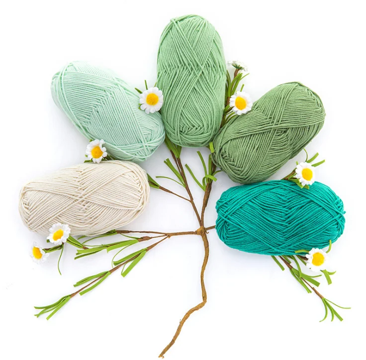 knitting crocheting yarn soft baby  Milk cotton yarn price china suppliers