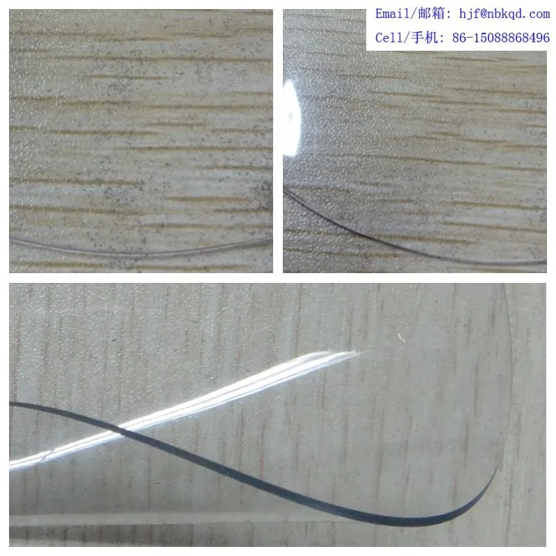 1.0 mm Fireproof Clear PVC Film