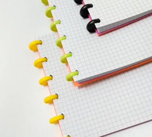 Бумажные заправки для блокнота с дисковыми вставками для дуги