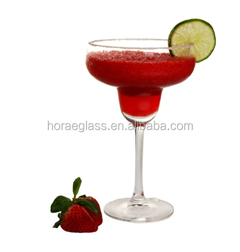 High Transparent Classical Clear Margarita Martini Glass Ice-cream Cup