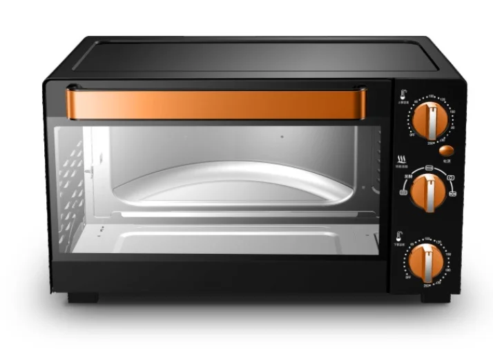 Сделано в Китае, маленькая кухонная техника 23 л, механические черные Печи Для Выпечки Пиццы, хлеба с горячими пластинами