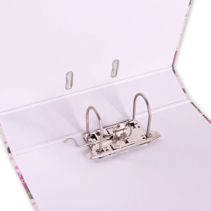 Custom 2 hole A3,A4,A5,A6 Ring Binder Clip Binder file folder Lever Arch File With Logo Printing Service