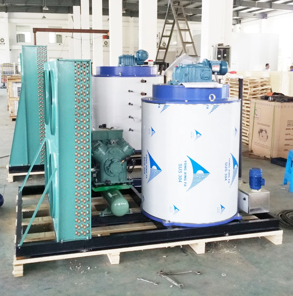 BTK series 10 tons commercial flake ice making machine