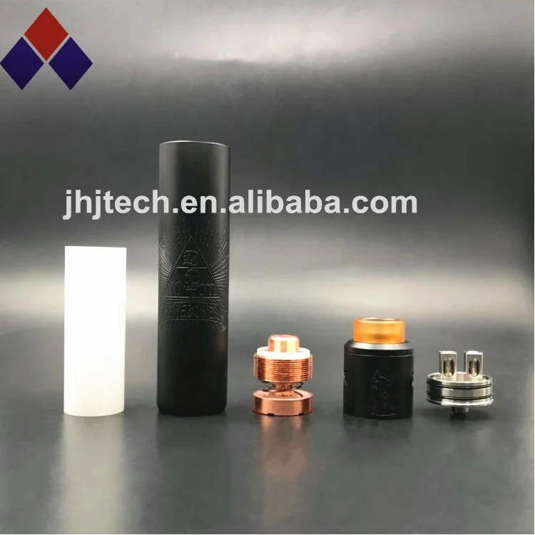 
2019 Newest Wholesale Vaporizer Hardware Mechanical Mod Electronic Cigarette Mech Mod with RDA Barebones Mod kits 