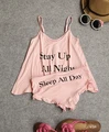 South Korea New style lovely letters printing small condole belt shorts suits