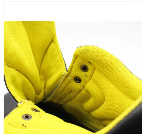 China Black Cow Leather Safety Shoes Anti-smashing Anti-poercing Safety Working Shoes