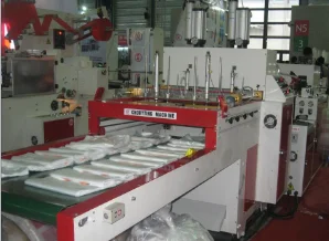 
HDPE LDPE PE biodegradable handle bag gusset Tshirt carry shopping bag plastic vest bag making machine 