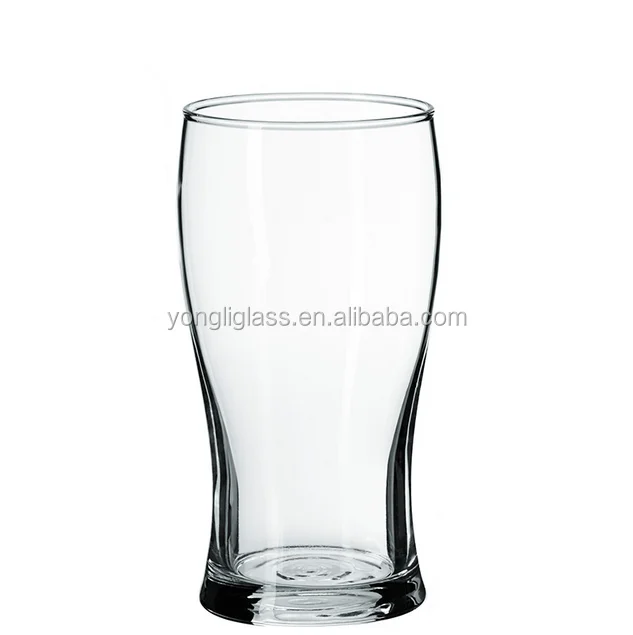 500 ML Wholesale factory Mouth Blown High Quality Clear Beer Glass With Decal Hot Sale Beer Glass