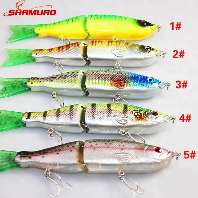 Online Wholesale 2 Multi Segment Jointed Glide Swimming Hard Trout Bait For Sea Bass Fishing Lures Swimbait Fish Lure