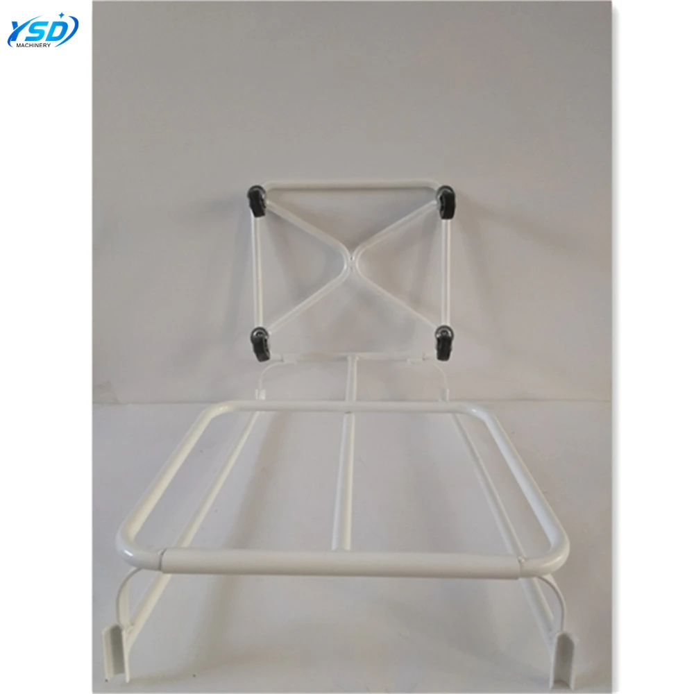 foldable hand trolley cart for carrying supermarket rubbish