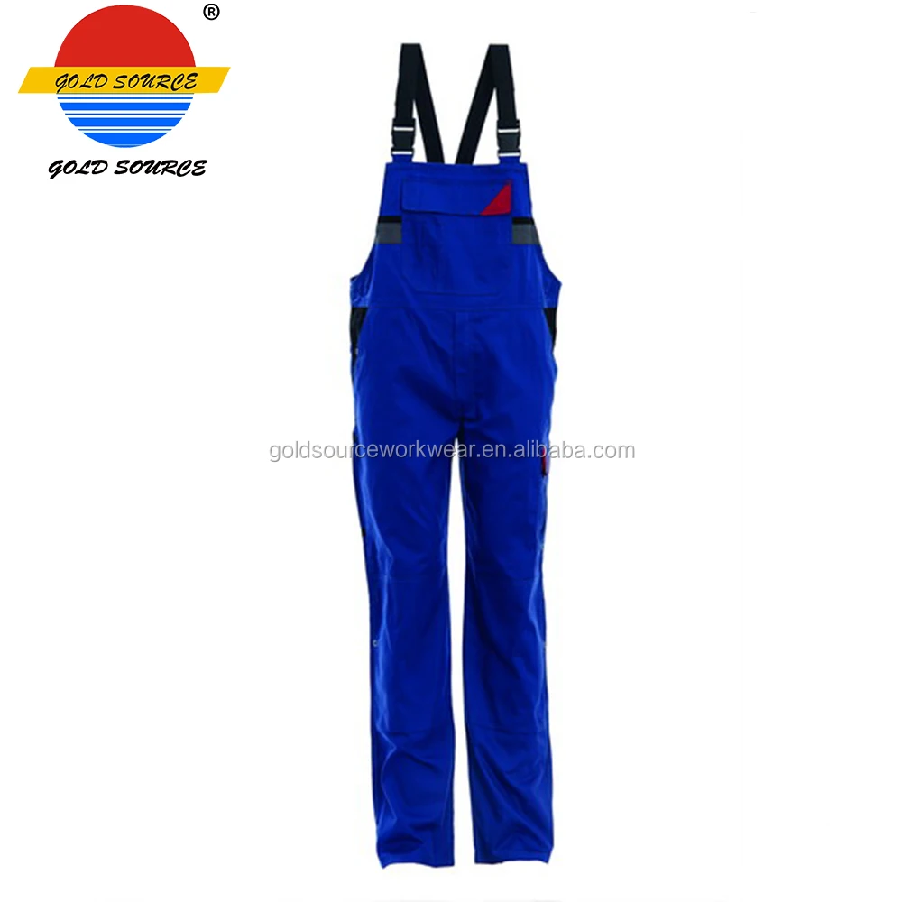 OEM Custom Wear Resisting Twill Workwear Bib Trousers for Laborers Farmers Ranchers