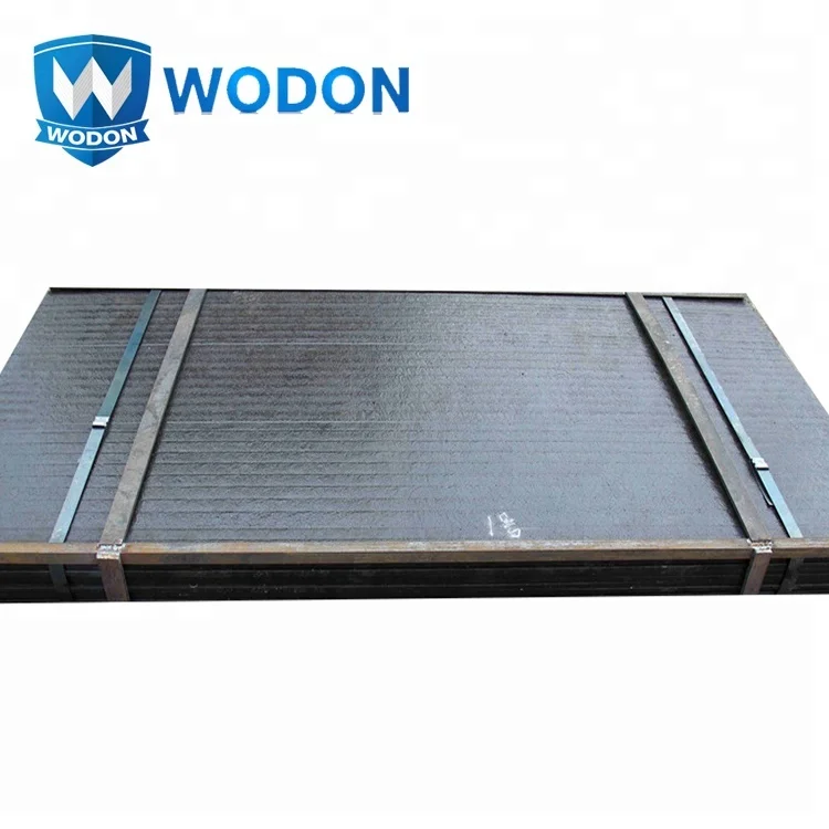 Wodon manufactured wear resistant hardfacing plate with alloy welding layer