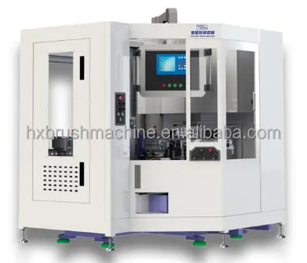 ЧПУ высокопроизводительная автоматическая 2 оси 1 туфтинг 4 осветительных приспособления плоская щетка машина для изготовления ткани мойка Чистящая щетка машина