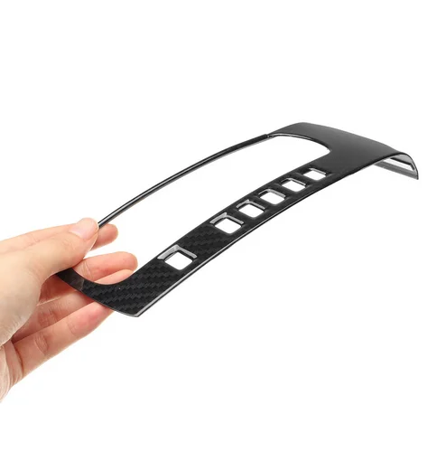 Carbon Fiber Look Gear Shift Trims For Honda Civic 2016-2018 10th Sedan Coupe Hatchback Dashboard Gearshift Lever Accessories