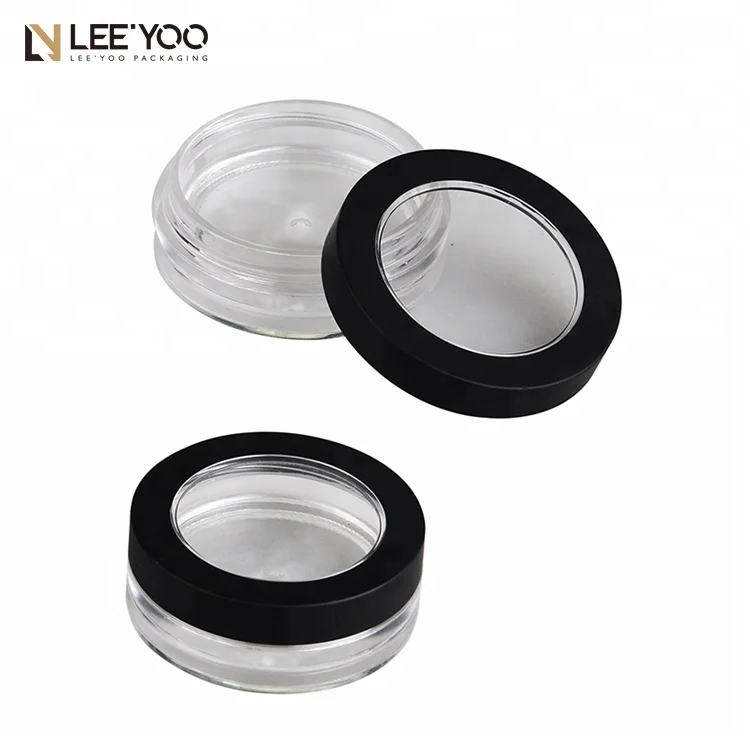 
PA-1006E Plastic makeup empty cream jar with window 