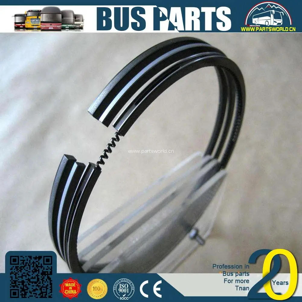 YUTONG, top quality cheap price engine piston ring higer bus spear parts