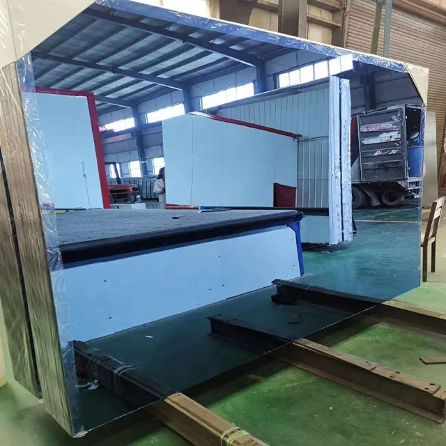 Qingdao Factory Double coated Clear and Tinted Silver and Aluminum Mirror glass sheet for building room decoration