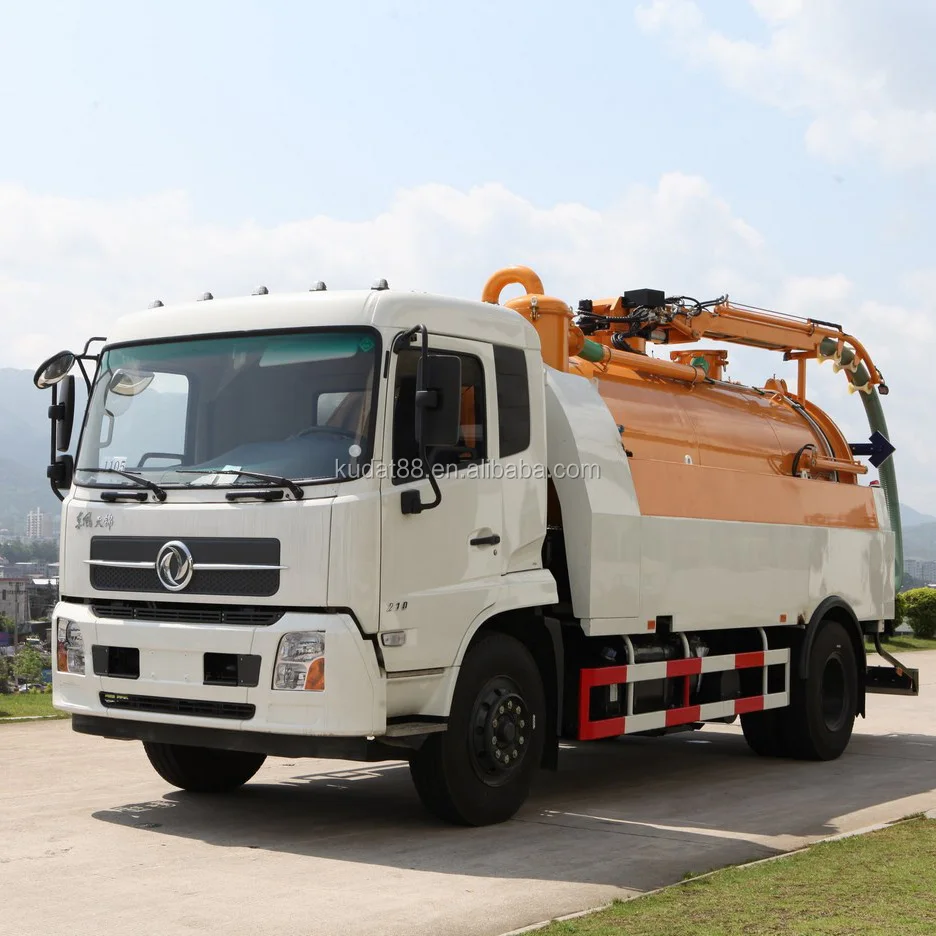 Канализационный дноуглубительный И Очищающий грузовик