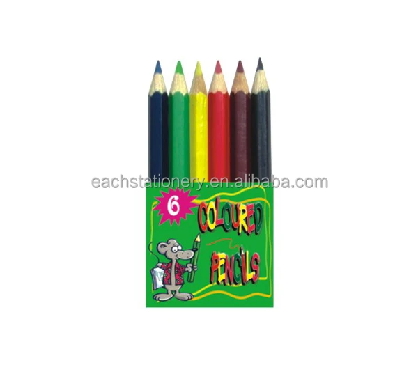 Hot sale color pencil sets 12 24 26 48 pcs packed in color box for kids drawing customized logo