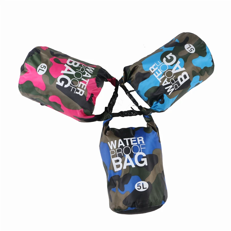 Premium Waterproof Pink Camouflage dry bag Sack Best For Camping Hiking Keeps Your Personal Items Safe & Dry