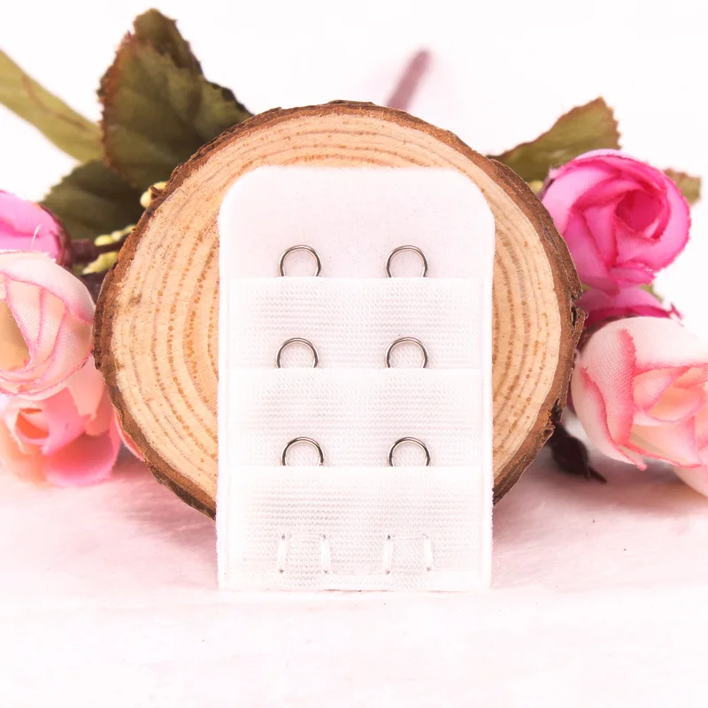 
Hot Sale Spandex Polyester Bra Hook and Eye Tape Bra Accessories Back Strap Extender 