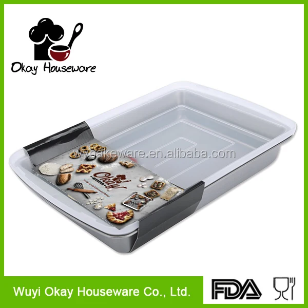 
OKAY BK-D1048 Recipe Right 9x13 Oblong Pan with Cover Roaster with lid 