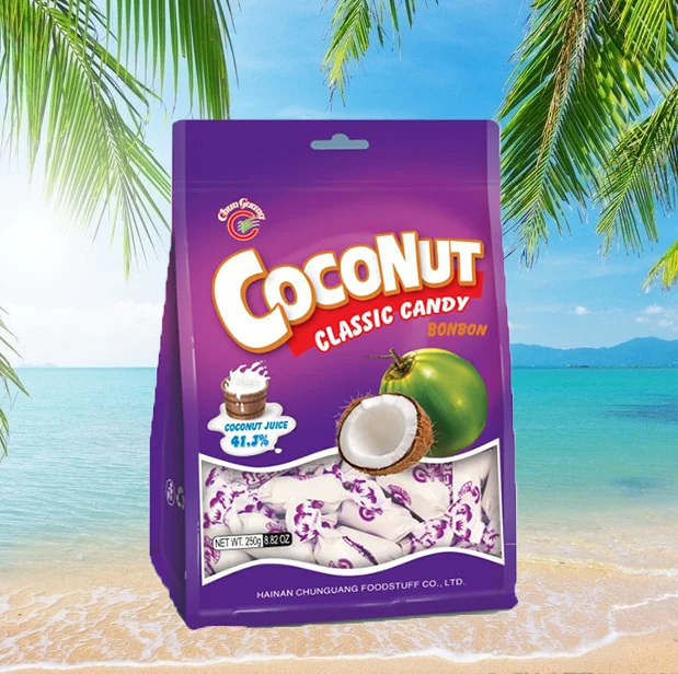 
CHUN GUANG oem coconut candy HALAL sweet candy 
