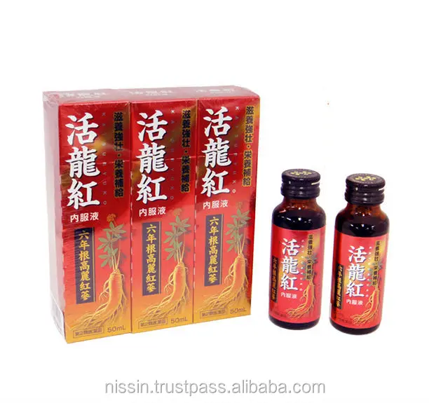 
Reliable and High quality drink in a six-year red ginseng root with multiple functions 