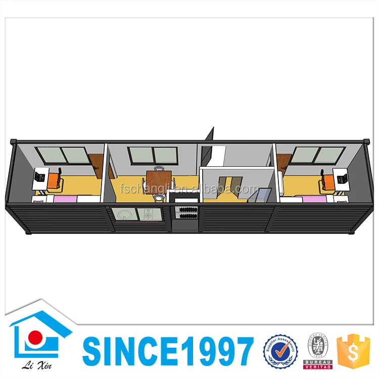 Cheap Prefab Shipping Container 2 Bedroom Prefab Homes