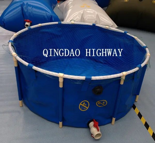 PVC tarpaulin circle hc1030 fish tank foldable price