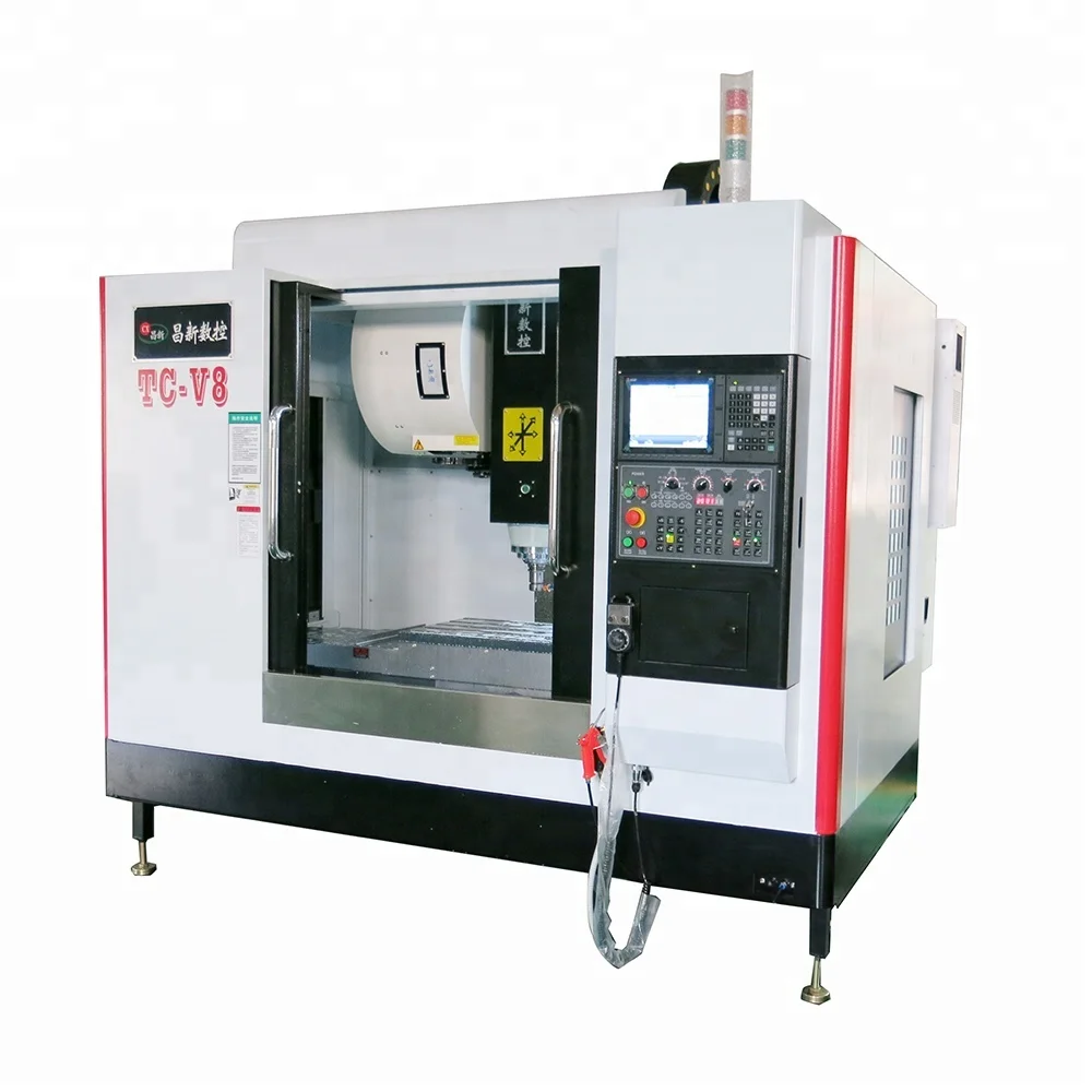 CE Certified High Accuracy 3 Axis  4 Axis CNC Vertical Machine Center
