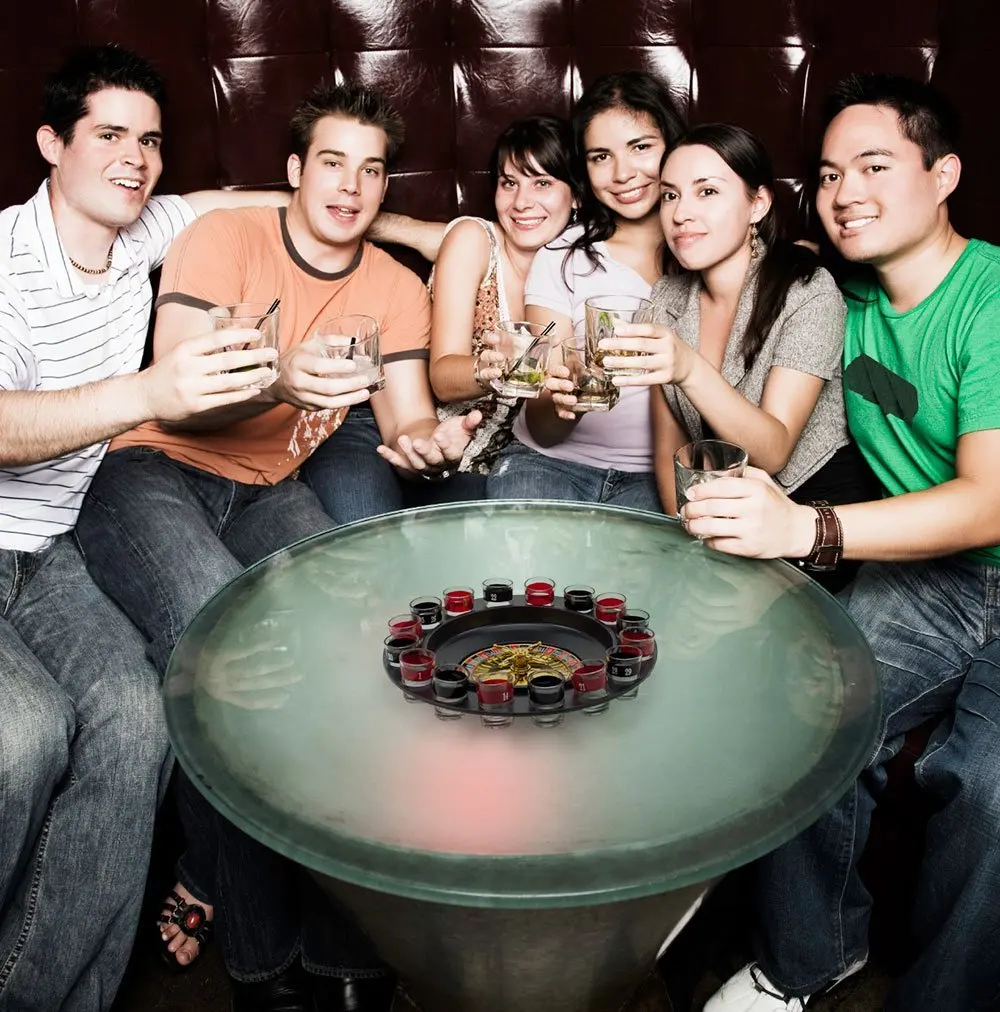 
Acrylic 16 Glass Lucky Shot Drinking Game for 2-8 Players 