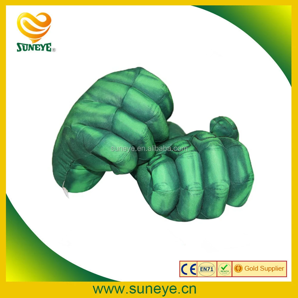 The hulk cosplay toy boxing gloves