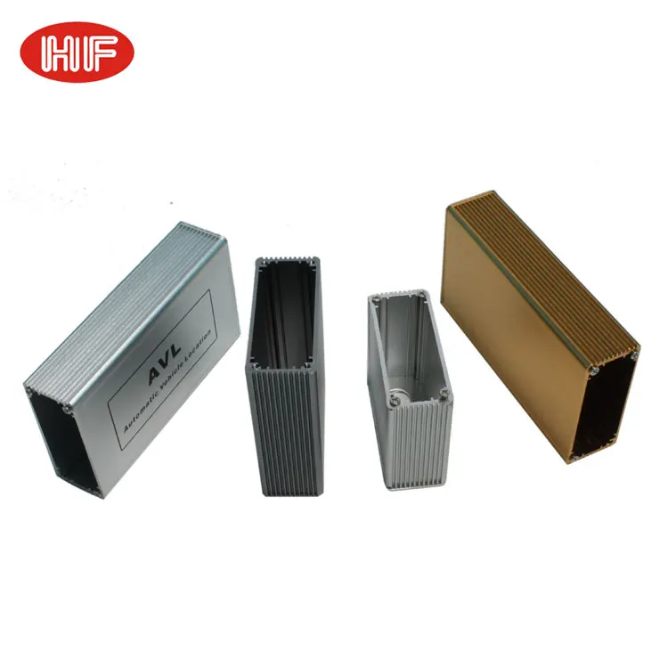 Manufacturers Custom OEM PCB Industrial Extruded Aluminum Enclosure And Instrument Project Boxes Case For Amplifiers Housing