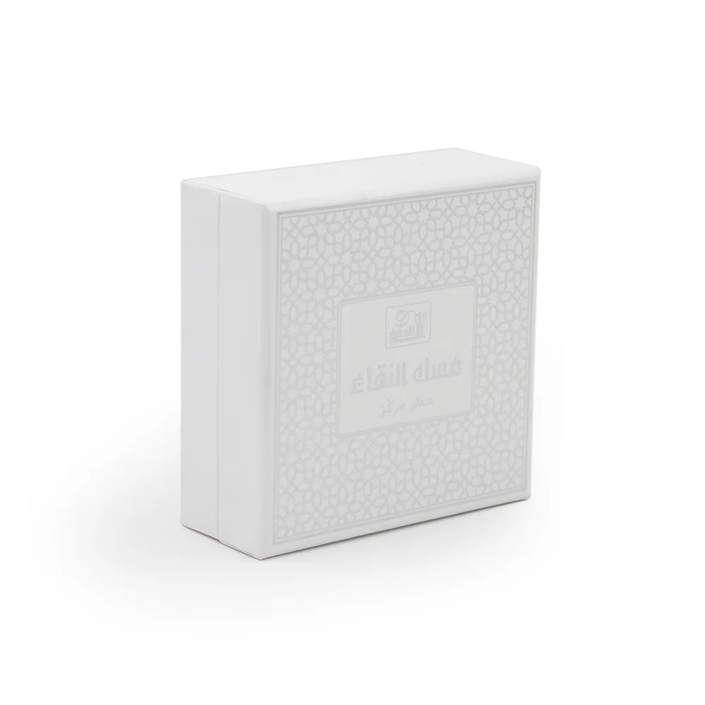 Beautiful Gift Perfume Paper Box Packaging With Hot Stamping , White Black Red