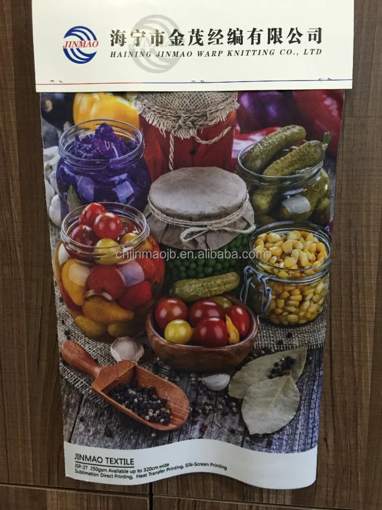 
popular Good display textile fabric Digital printing sublimation printing 250 gsm 