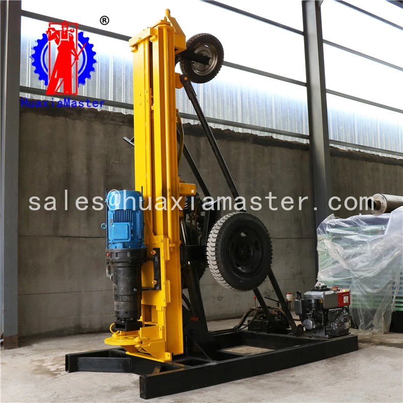 Hot sale  KQZ-200D pneumatic borhole driilling machine water well drilling rig with good quality for sale