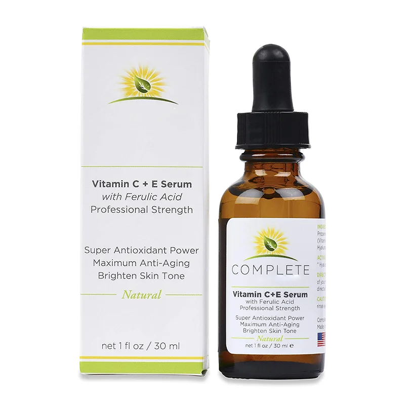Private Label Natural Collagen Best Skin Care 5 in 1 Face Serum Booster Whitening Vitamin Serum For Face