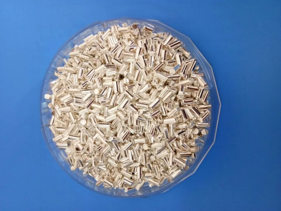 high purity 99.99% silver granules coating material for sale factory supply agent metal granules other metals Ag platinum