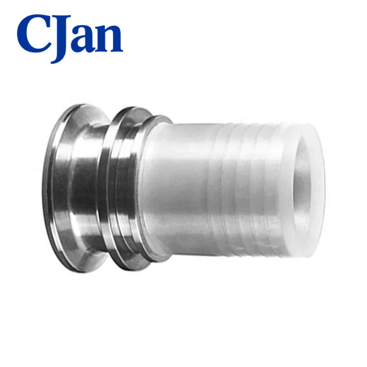 Sanitary stainless steel PFA lined tri clamp hose fitting for Pharmacy pfa lining fittings