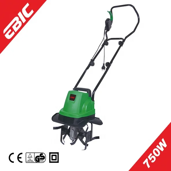 
EBIC Garden Tools 750W Electric Tiller Cultivator Garden Rakes/ Weeder 