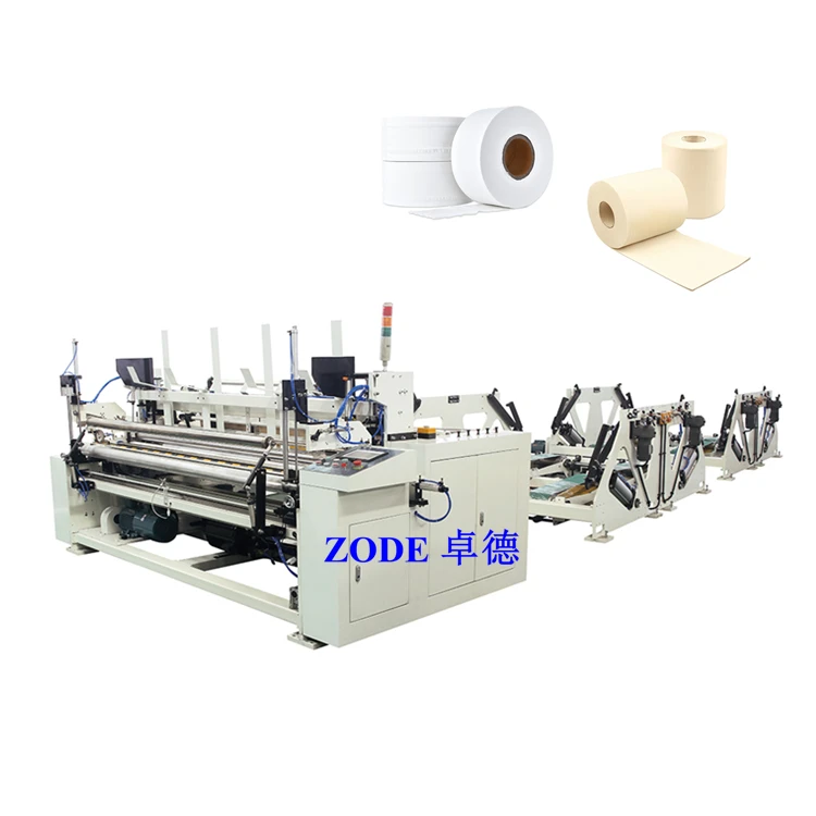 Paper Towel Making Machine Toilet Tissue Rewinding Machine 2-4tons/day Production Capacity 4 Pcs 100-300 Mm 1-4 Sets - /