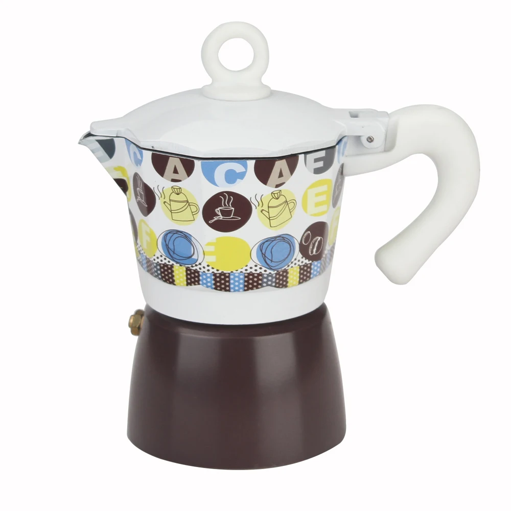 Stove Top Color Customized Aluminum Espesso Percolator Coffee Maker